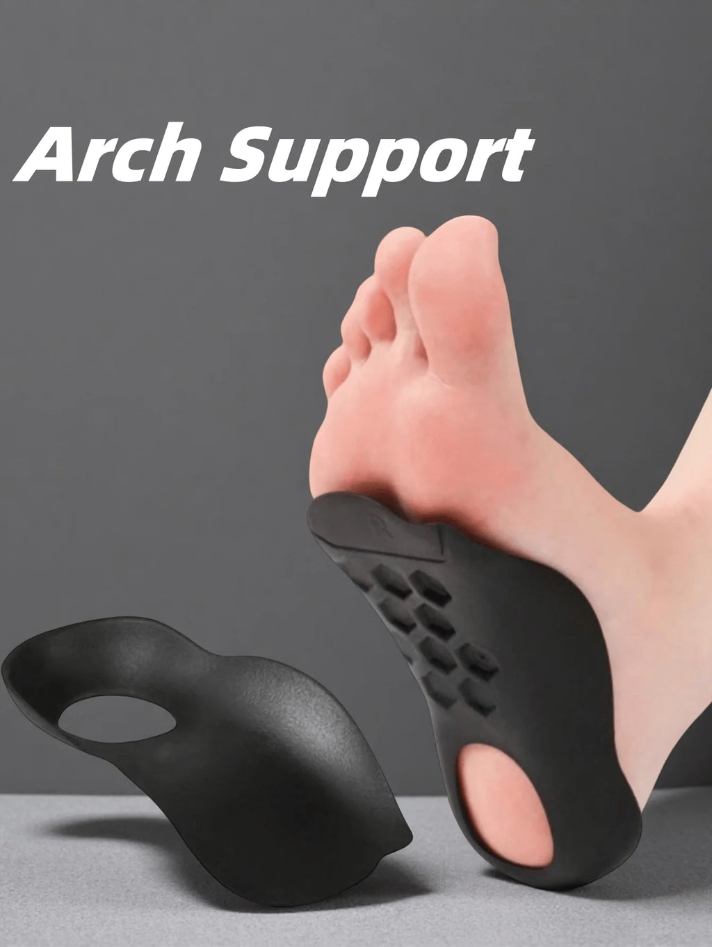 Orthotic Insoles For Flat Feet O-Shaped Legs And Plantar Fasciitis - Unisex Arch Support Shoe Inserts