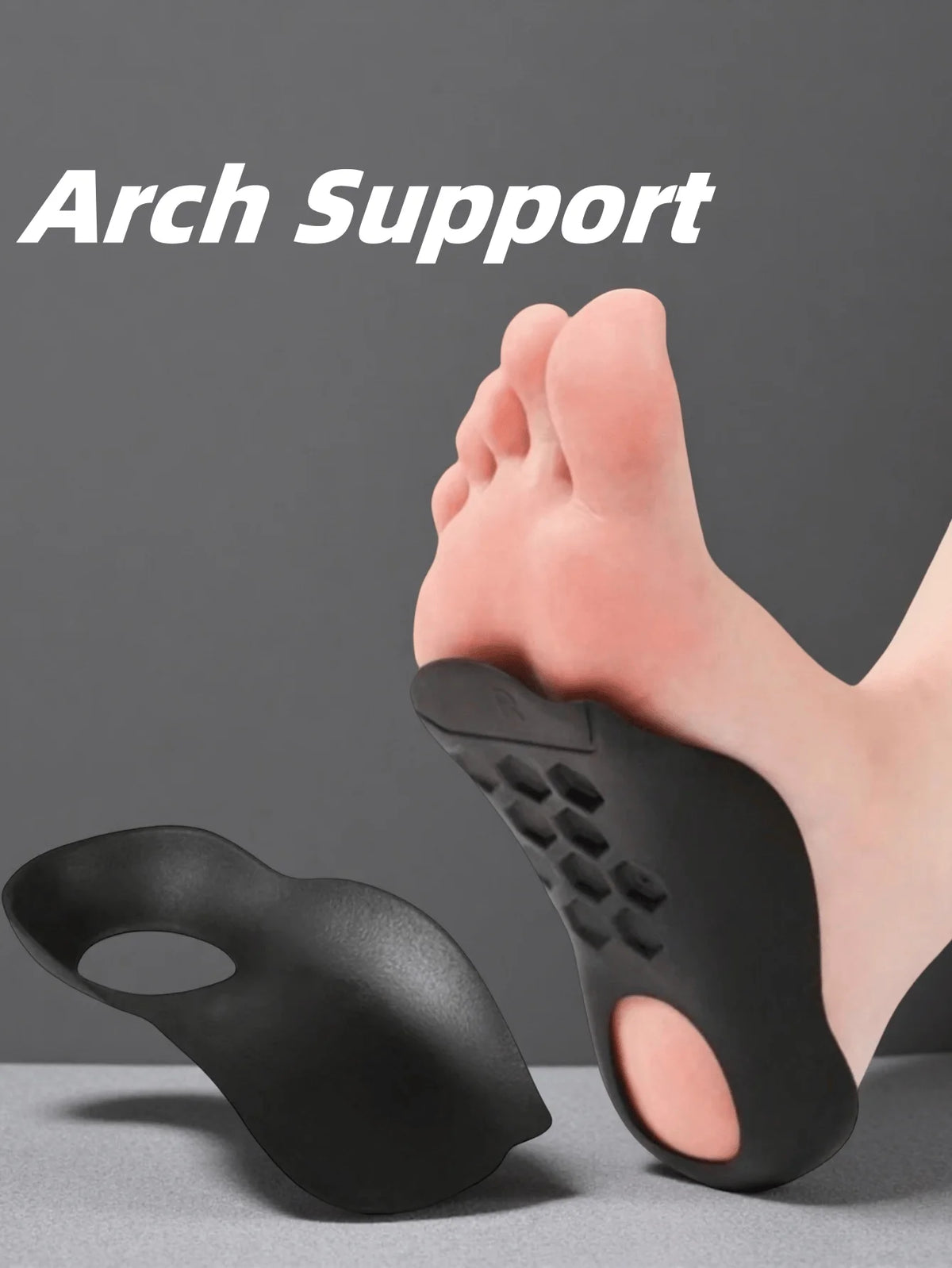 Orthotic Insoles For Flat Feet O-Shaped Legs And Plantar Fasciitis - Unisex Arch Support Shoe Inserts
