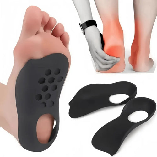 Orthotic Insoles For Flat Feet O-Shaped Legs And Plantar Fasciitis - Unisex Arch Support Shoe Inserts